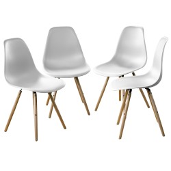LOTE SILLA EIFFEL WHITE...