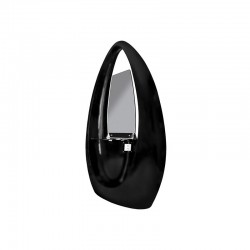 TOCADOR DOBLE NEGRO  ROUND ELIT