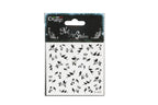 Autocollants pour nail art. oiseaux noirs