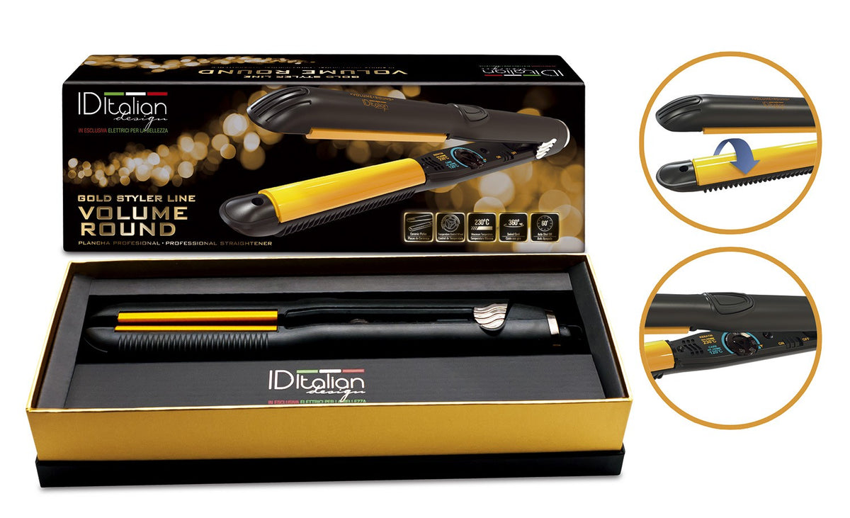 Prancha Gold Styler Volume Round
