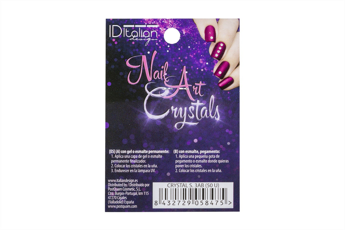 Cristais de nail art. cristal S. 3AB (50 u)