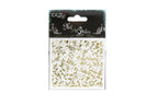 Adesivi per nail art. fiori oro