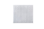 Nailart-Vinylmaske. silbernes Zebra