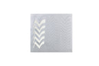 Nailart-Vinylmaske. silbernes Zebra
