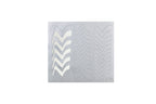 Nailart-Vinylmaske. silbernes Zebra