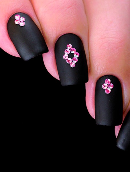 Nail-Art-Kristalle. Rose s. 4 (50 Stück)