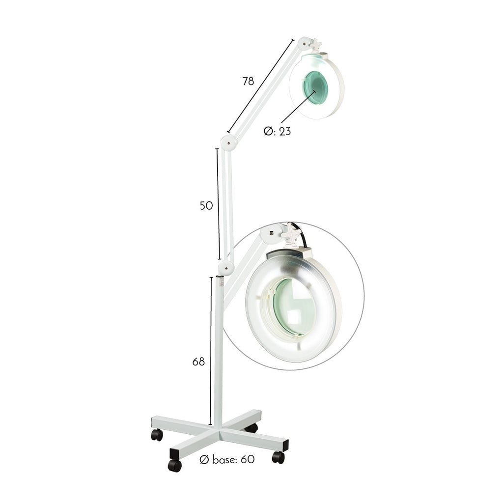 Lente d'ingrandimento con supporto Luxe 5x