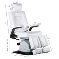 Chaise de pédicure articulée Torino blanche