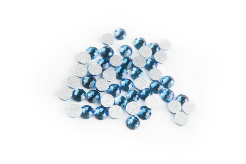 Nail art cristaux. zircon bleu s. 3 (50 u)