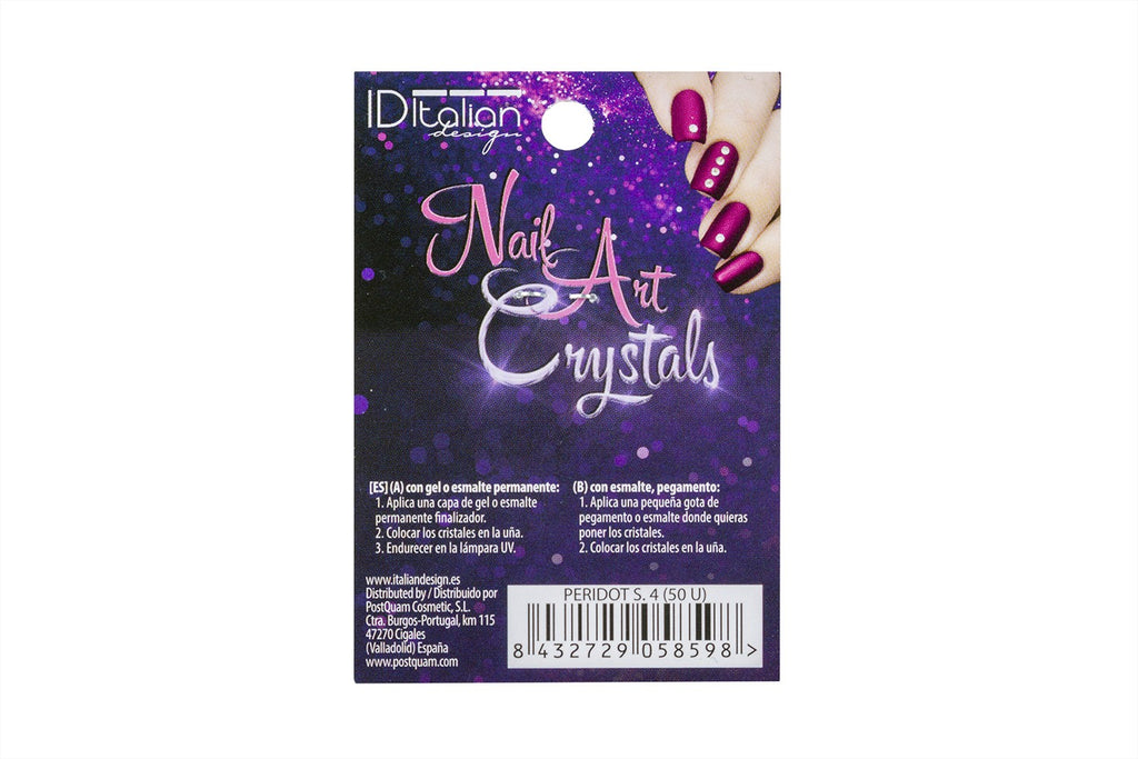Cristalli per nail art. peridoto s. 4 (50 u)