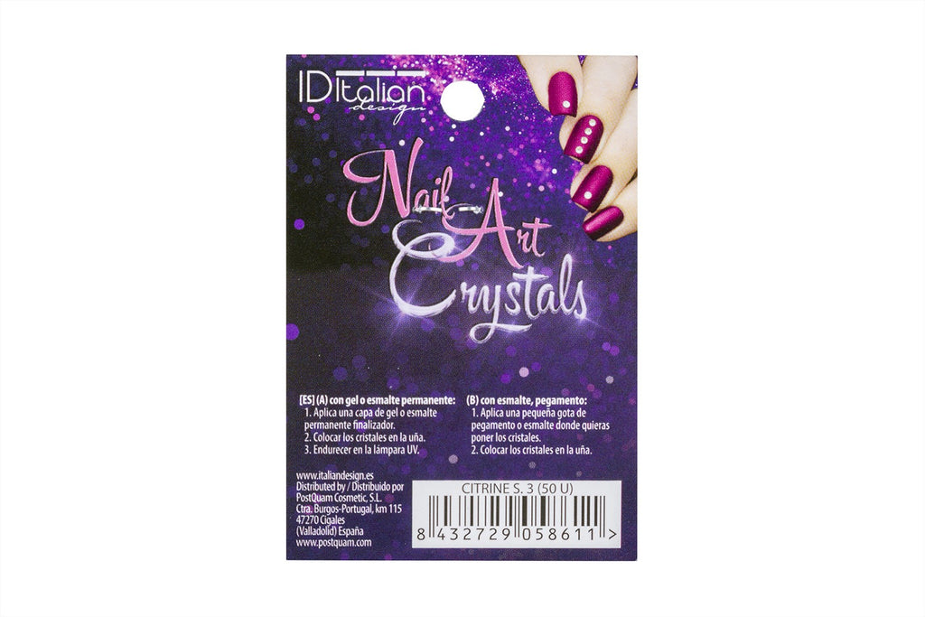 Nail Art Crystals. Citrine S. 3 (50 u)