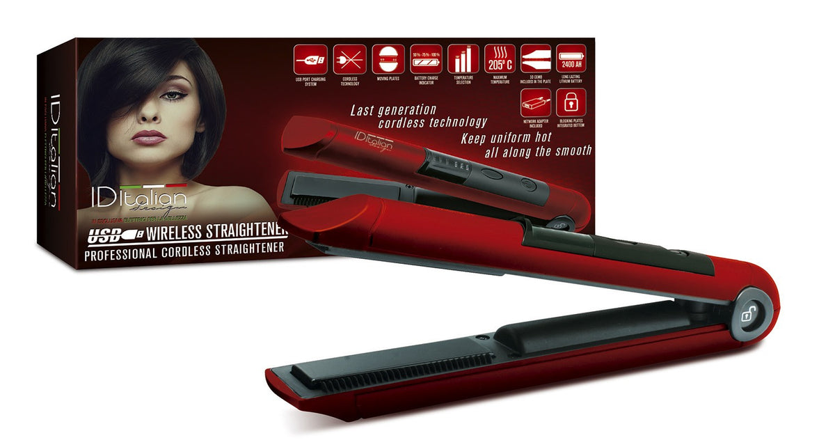 Plancha de Pelo de Viaje Inalámbrica USB
