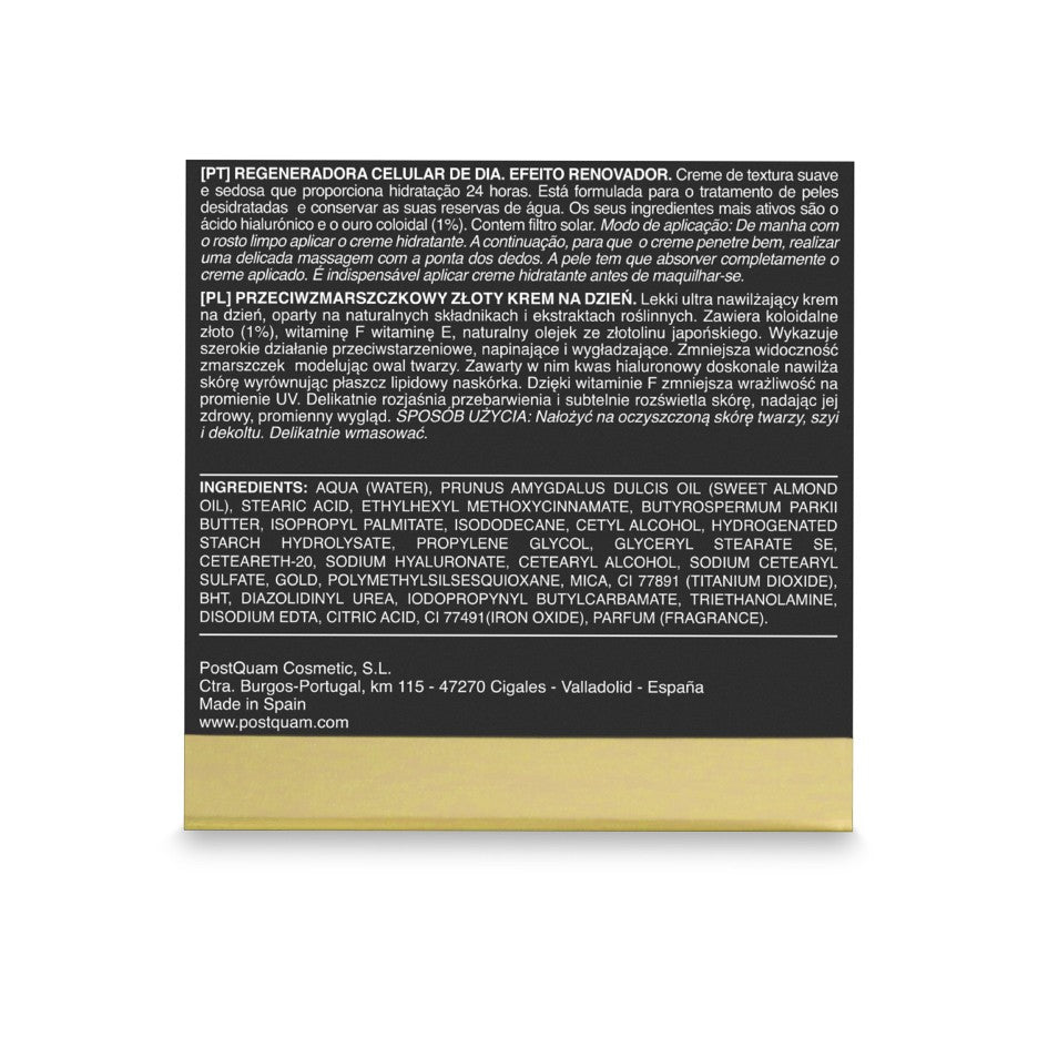 Luxury Gold Tagescreme Tiegel 50 ml