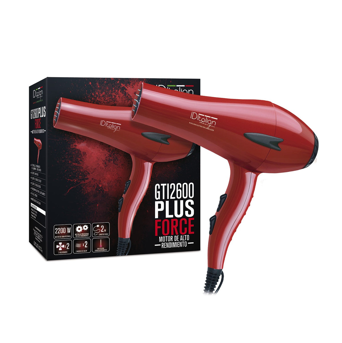 Secador de Pelo GTI 2600 Force Plus