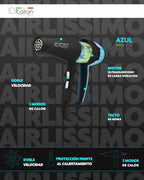 Secador de Pelo GTI 2300 Airlissimo Azul