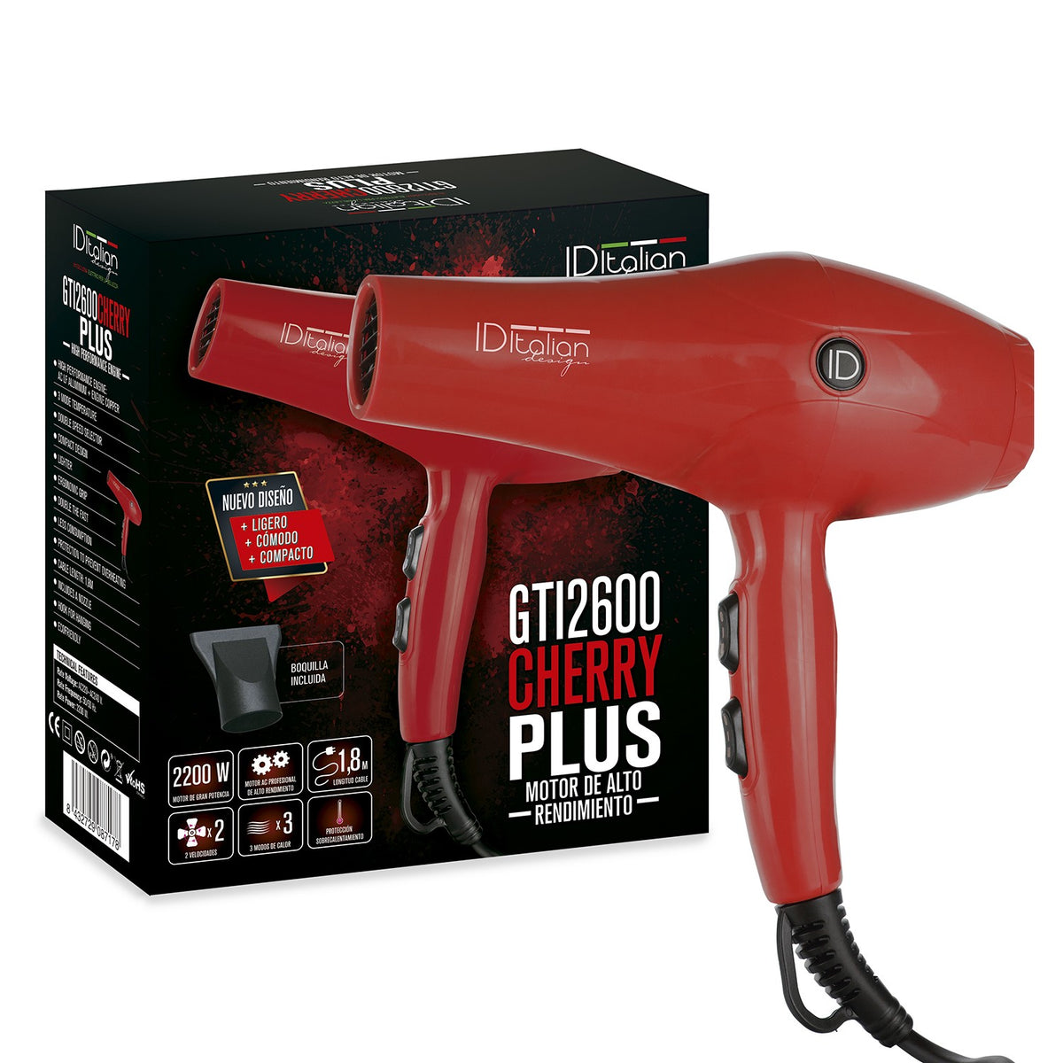 Secador GTI 2600 Cherry Plus
