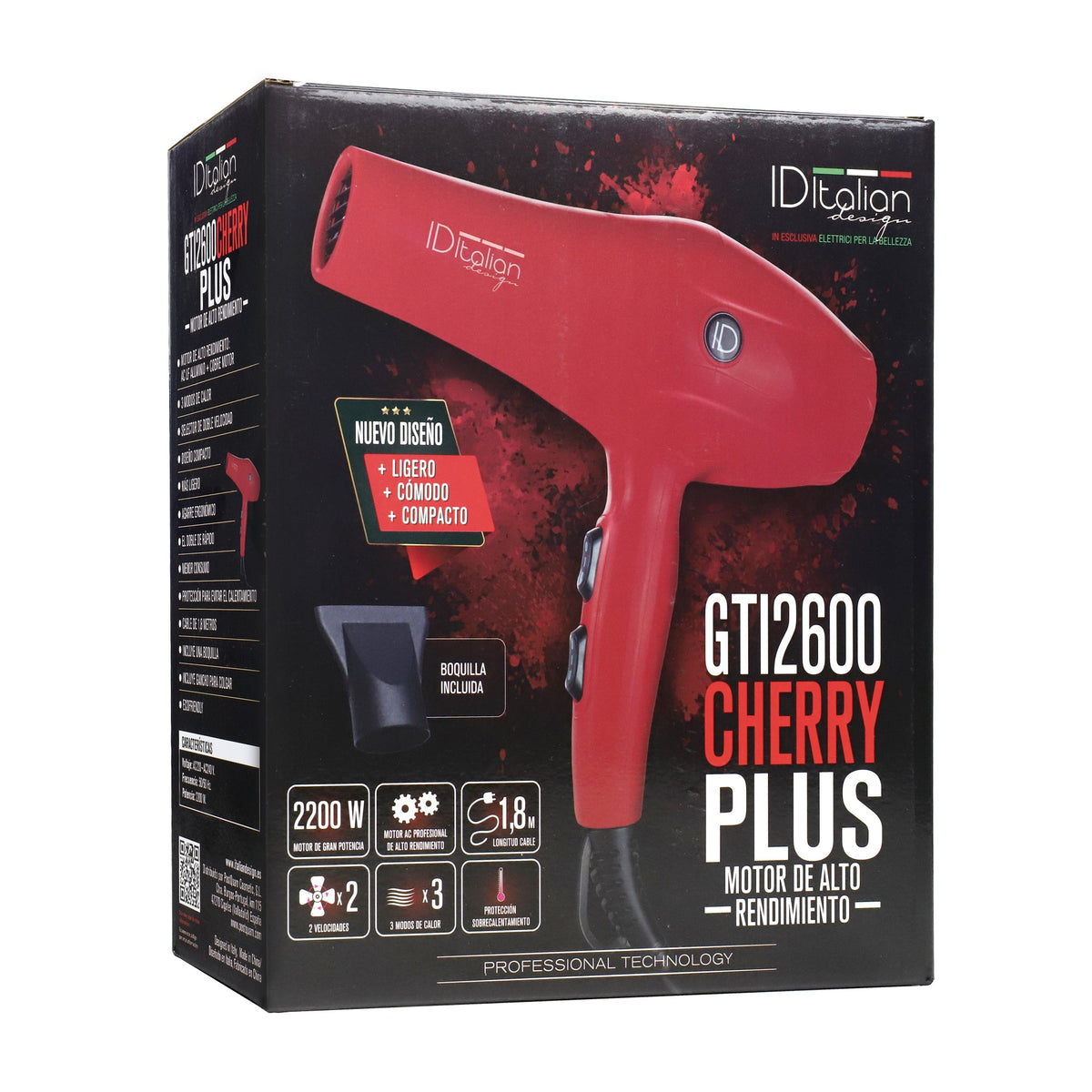 Secador GTI 2600 Cherry Plus