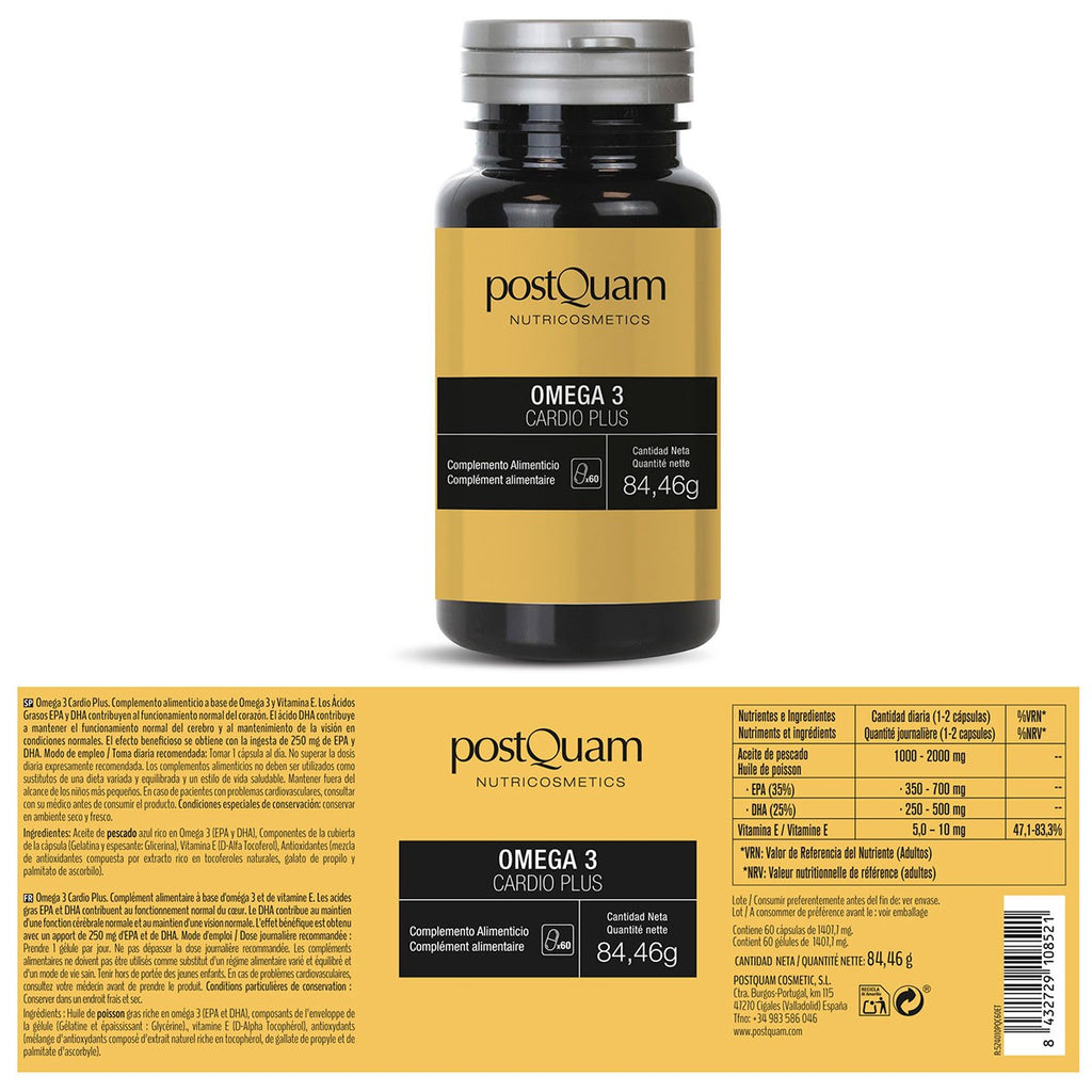Omega 3 Cardio Plus 60 Kapseln