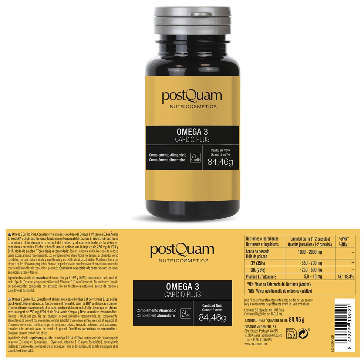 Omega 3 Cardio Plus 60 perle