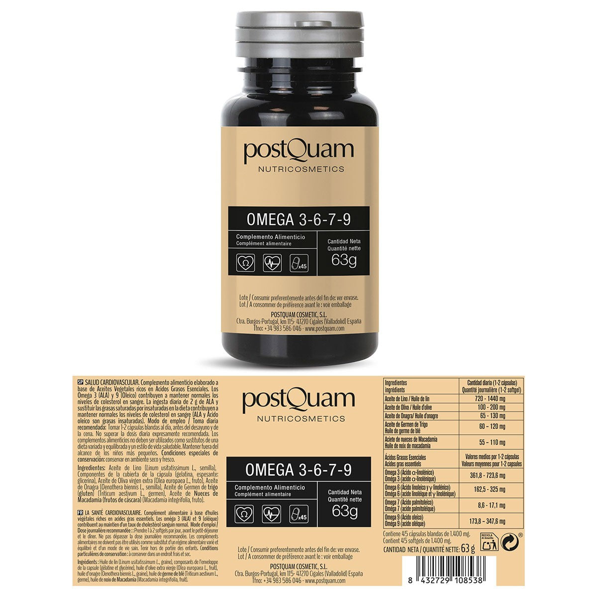 Omega 3 6 7 9 45 perle