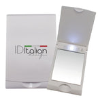 Espelho compacto i. luz LED embutida de design