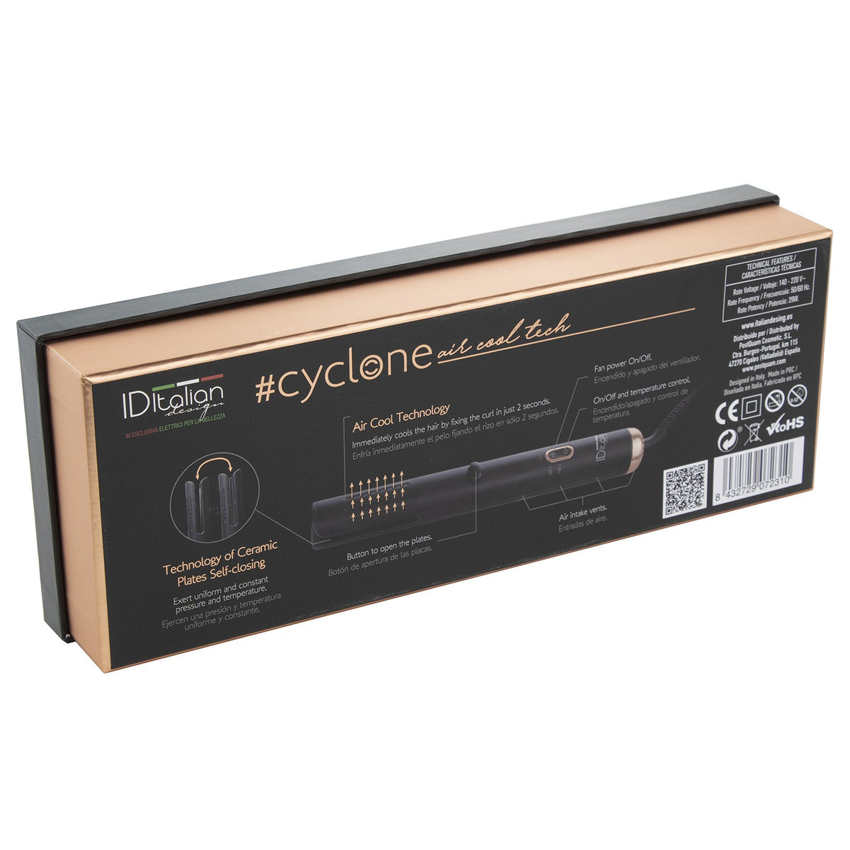 Plancha Cyclone Air Cool Tech