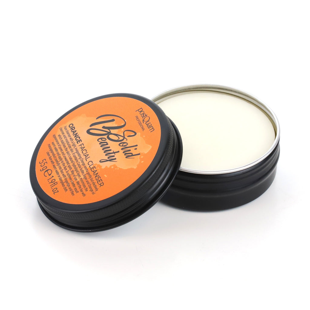 Limpador facial sólido de laranja 55 gr.