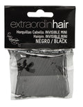Horquillas Invisibles Mini Negro.