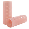 BIGOUDIS TRANSLUCIDES ROSES Nº8 (12 PCS) (DIAM. 28X65MM)