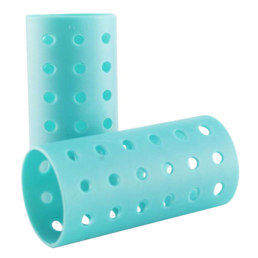 BIGODINI TRASLUCIDI VERDE SCURO Nº1 (12 PZ) (32X65MM)