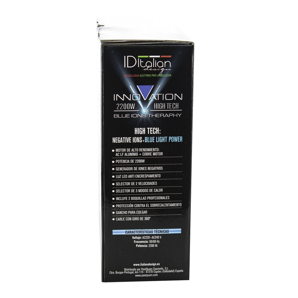 Secador Innovation 2200W High Tech Blue Ions Therapy