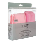 Ensemble bandeau et serviette pour le visage en microfibre