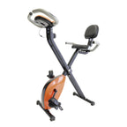 Cyclette pieghevole con schienale
