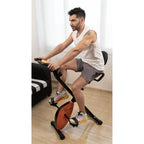 Cyclette pieghevole con schienale