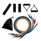 Set per bodybuilding con fascia di resistenza