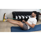 Set per bodybuilding con fascia di resistenza