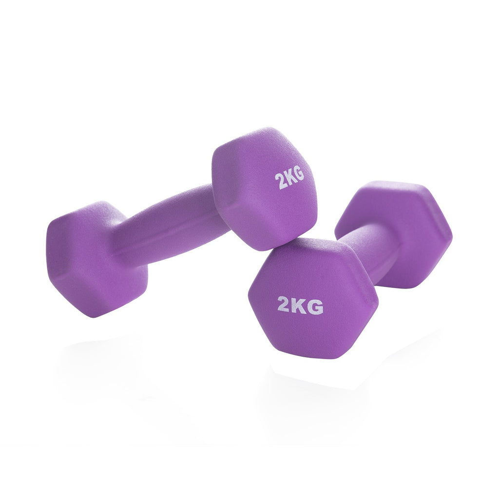 Haltères en néoprène de 2 kg
