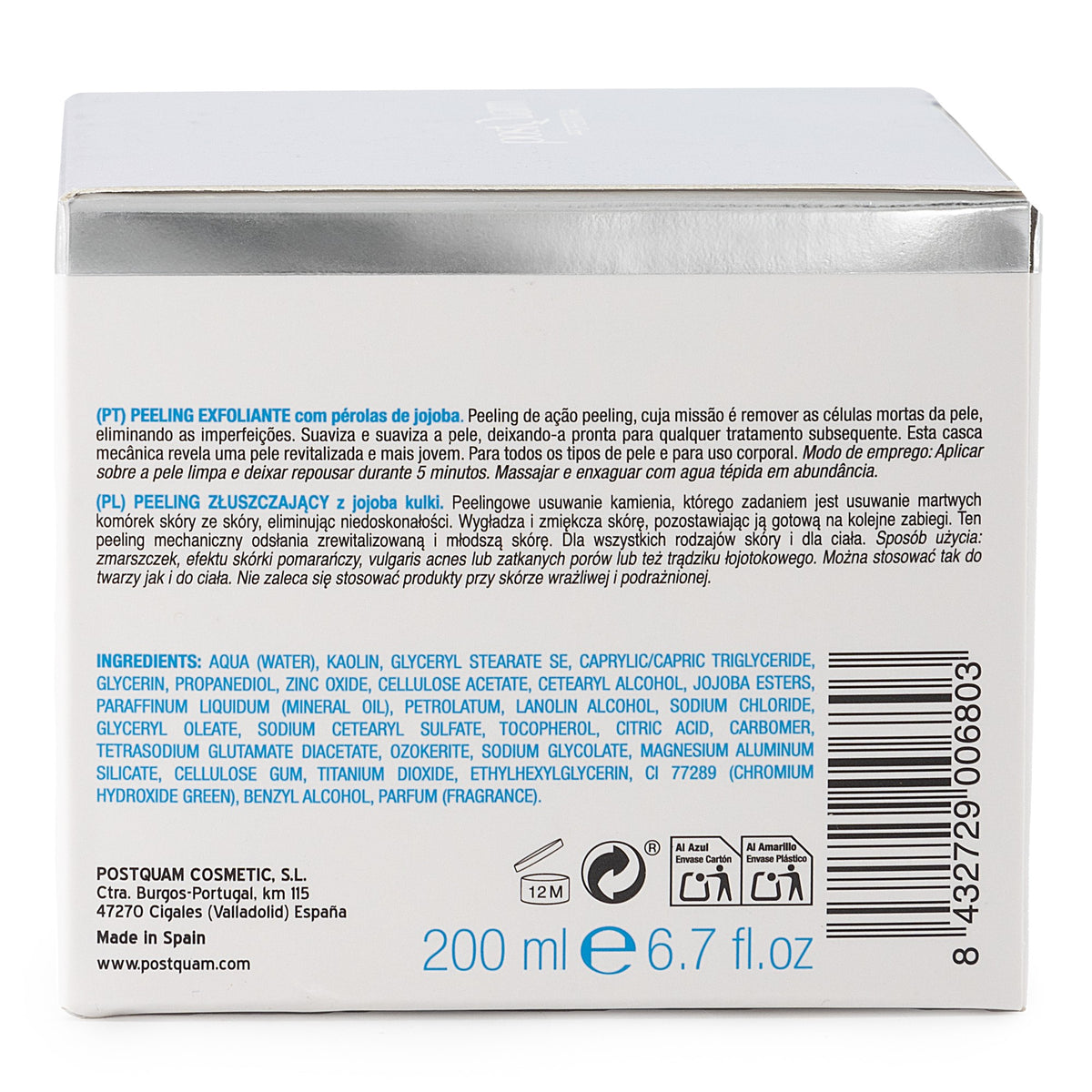 Peeling esfoliante