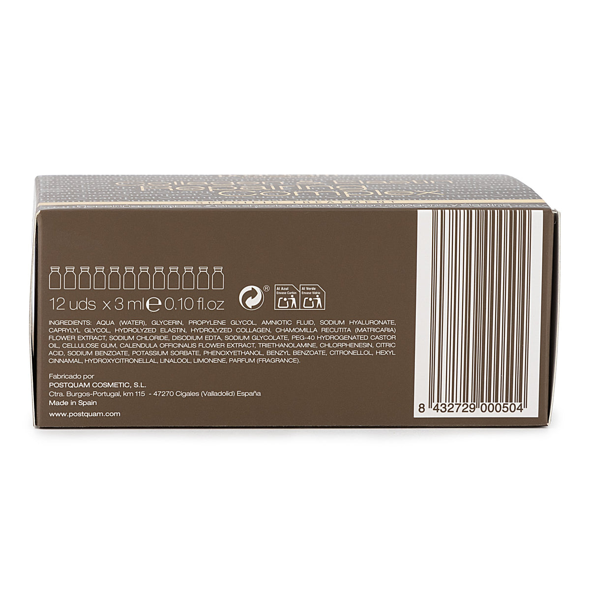 Bio shock riparatore collagene ed elastina 12x3 ml.