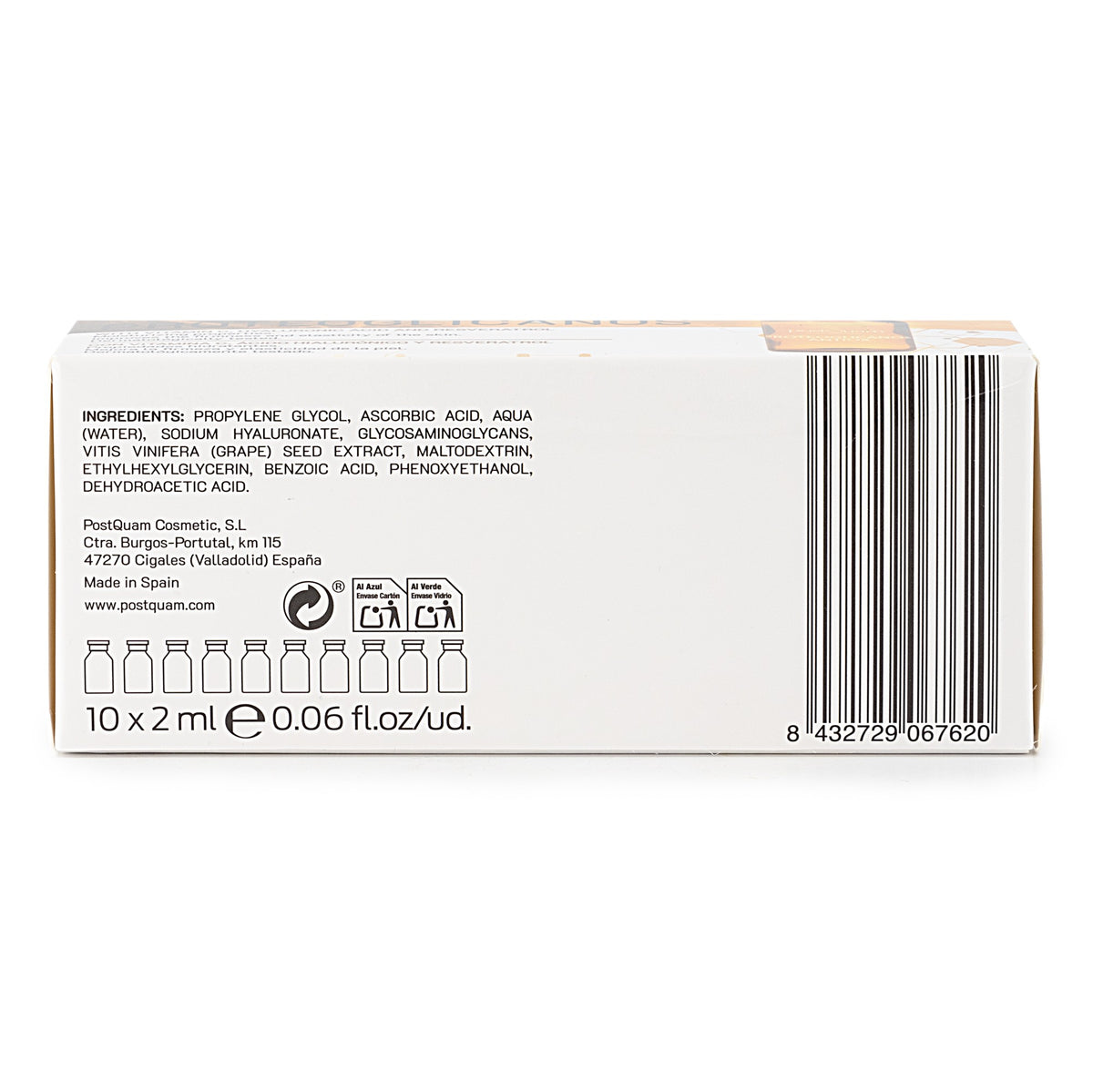 Proteoglicanos Antiox 10 Viales X 2ml.