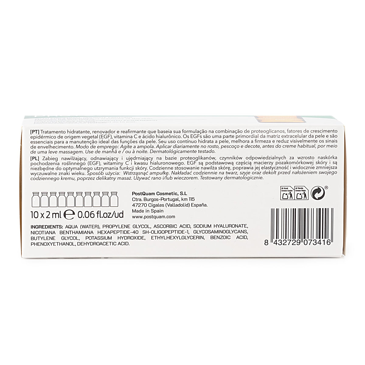 Proteoglicanos Egf Postquam 10x2ml