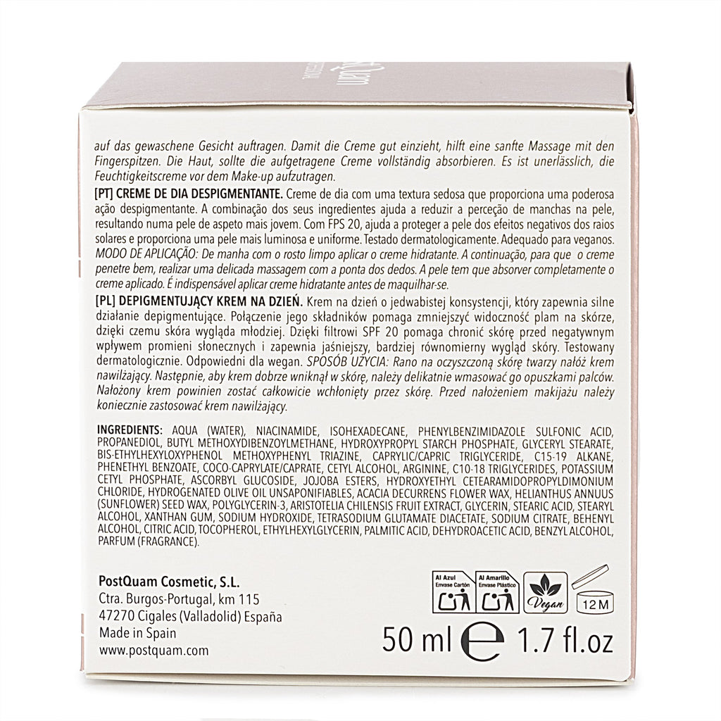 Creme despigmentante White Unify SPF 20