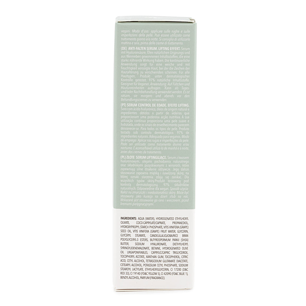 Sérum efeito lifting com extratos de vinho 30 ml