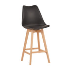 Tabouret Praga noir