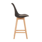 Tabouret Praga noir