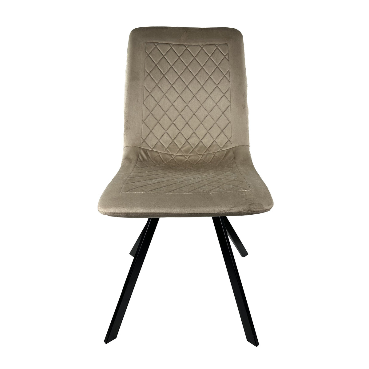 Silla Hasselt Terciopelo Beige