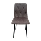 Silla Berna Terciopelo Gris