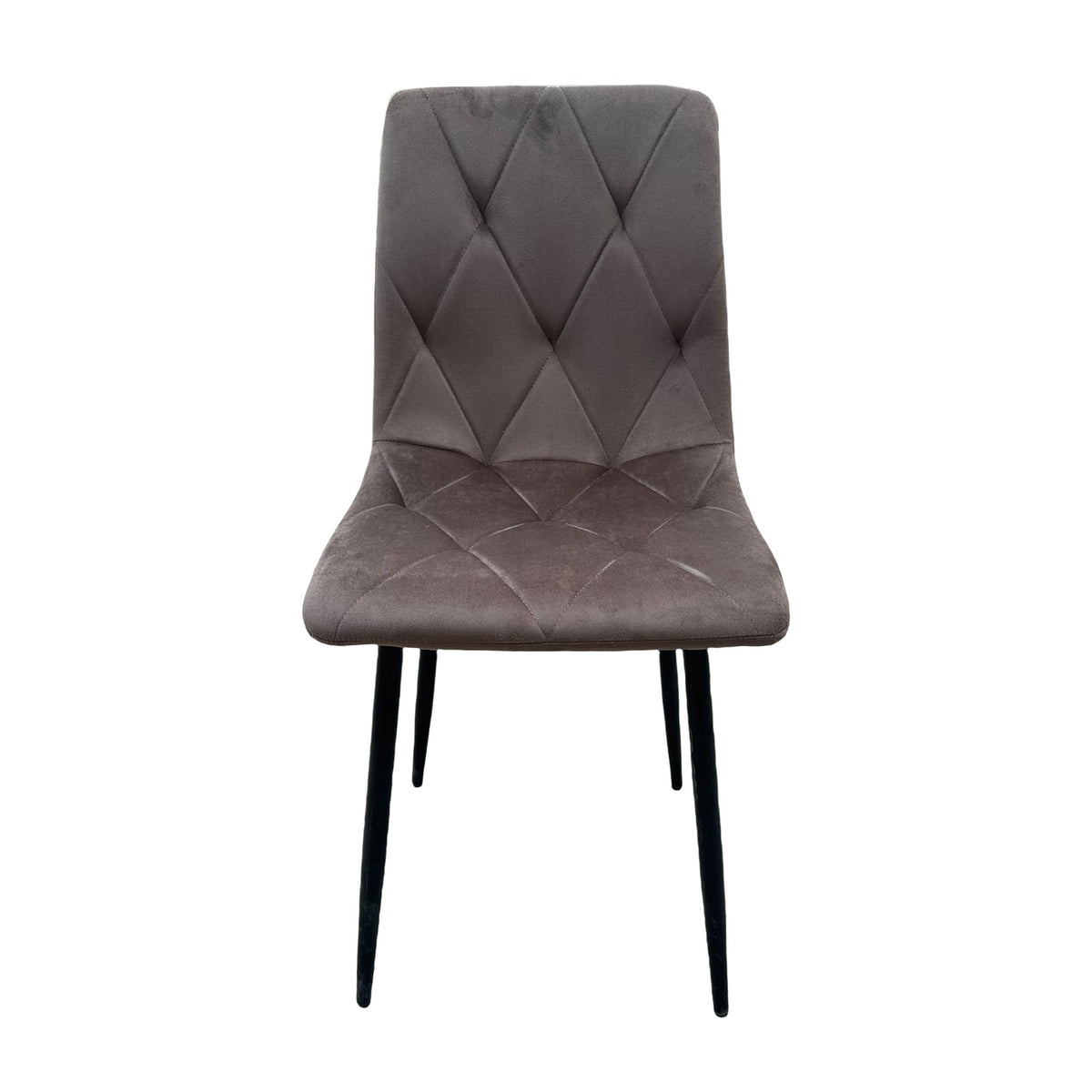 Silla Berna Terciopelo Gris