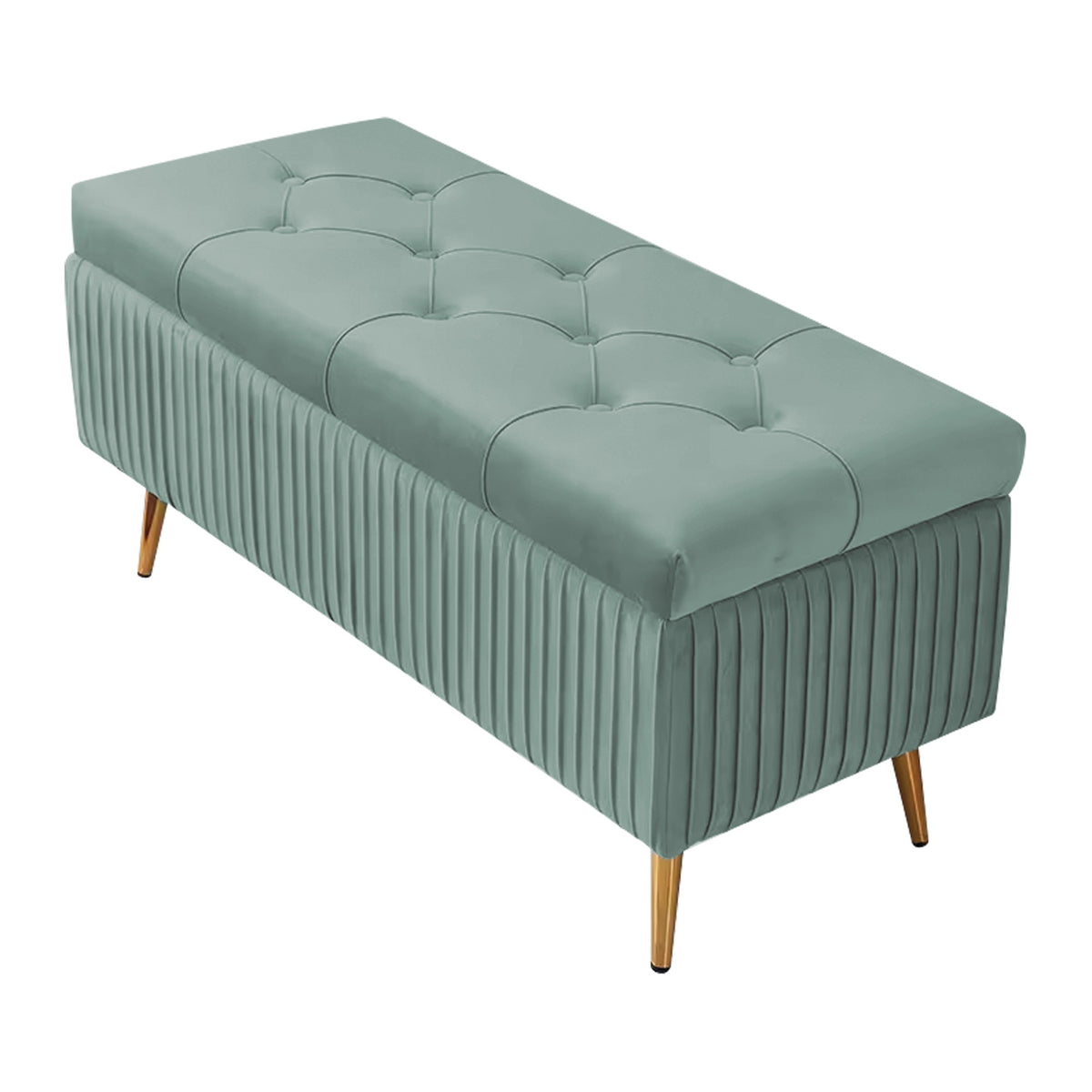 Banco Helsinki Tapizado Verde