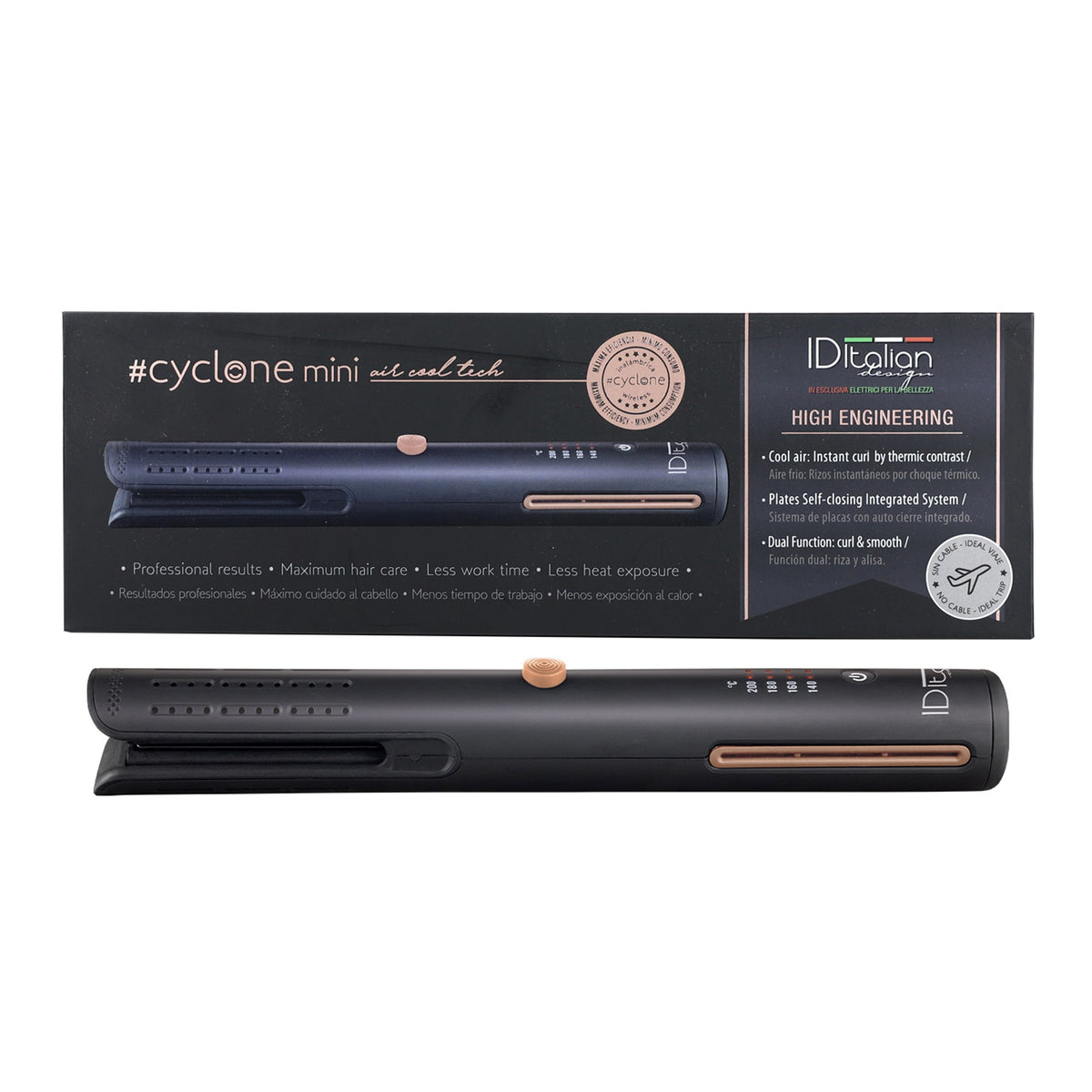 Kabelloses Glätteisen Mini Cyclone